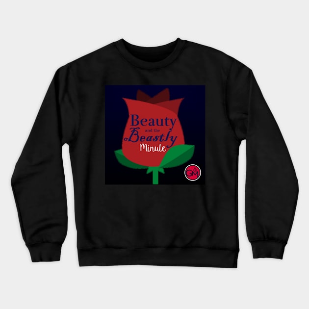 Beauty and the Beastly Minute Logo Crewneck Sweatshirt by GrowlerMedia